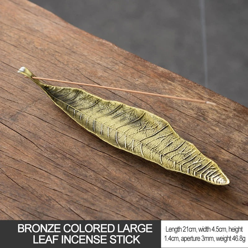 Long Leafs Censer Incense support rods Holder Ash Catcher incense stand Meditation Room Yoga insence burner Accessories XX003