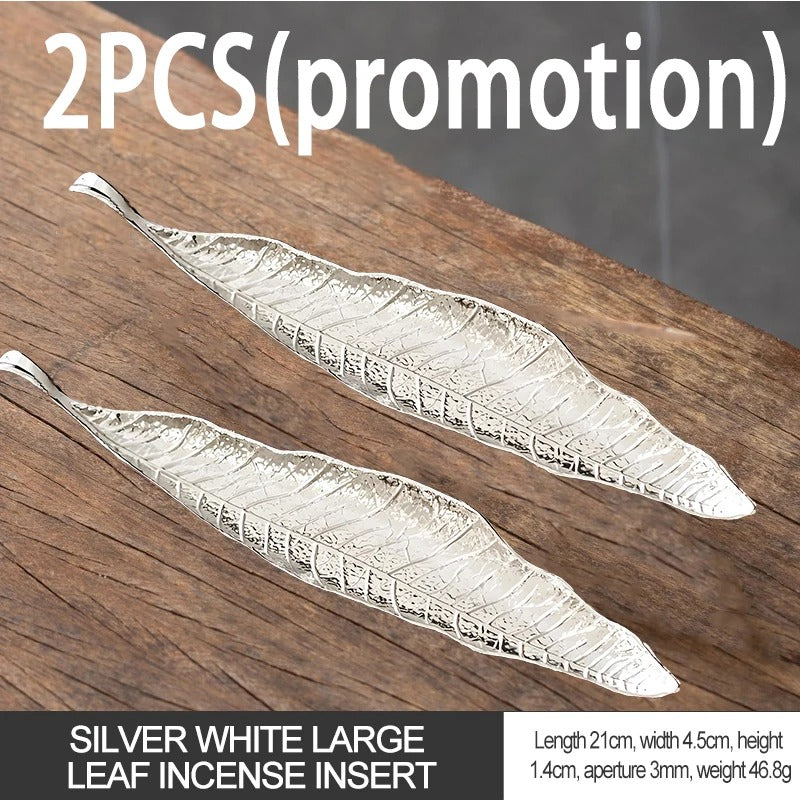 Long Leafs Censer Incense support rods Holder Ash Catcher incense stand Meditation Room Yoga insence burner Accessories XX003