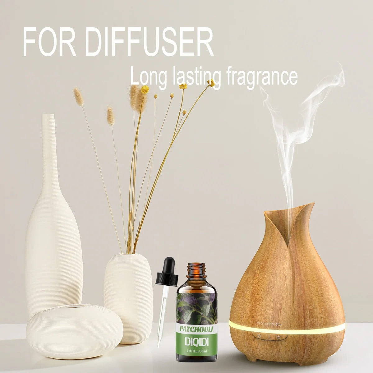Patchouli essential oil, plant essential oil, suitable for facial, body care, home fragrance, aromatherapy essential oil