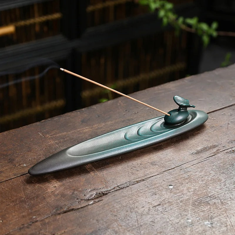 Ceramic Handicrafts Landscape Incense Stick Holder Censer Home Ornament