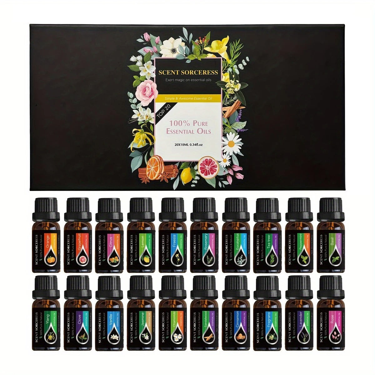 20pcs 10ml Scent Sorceress Essential Oils